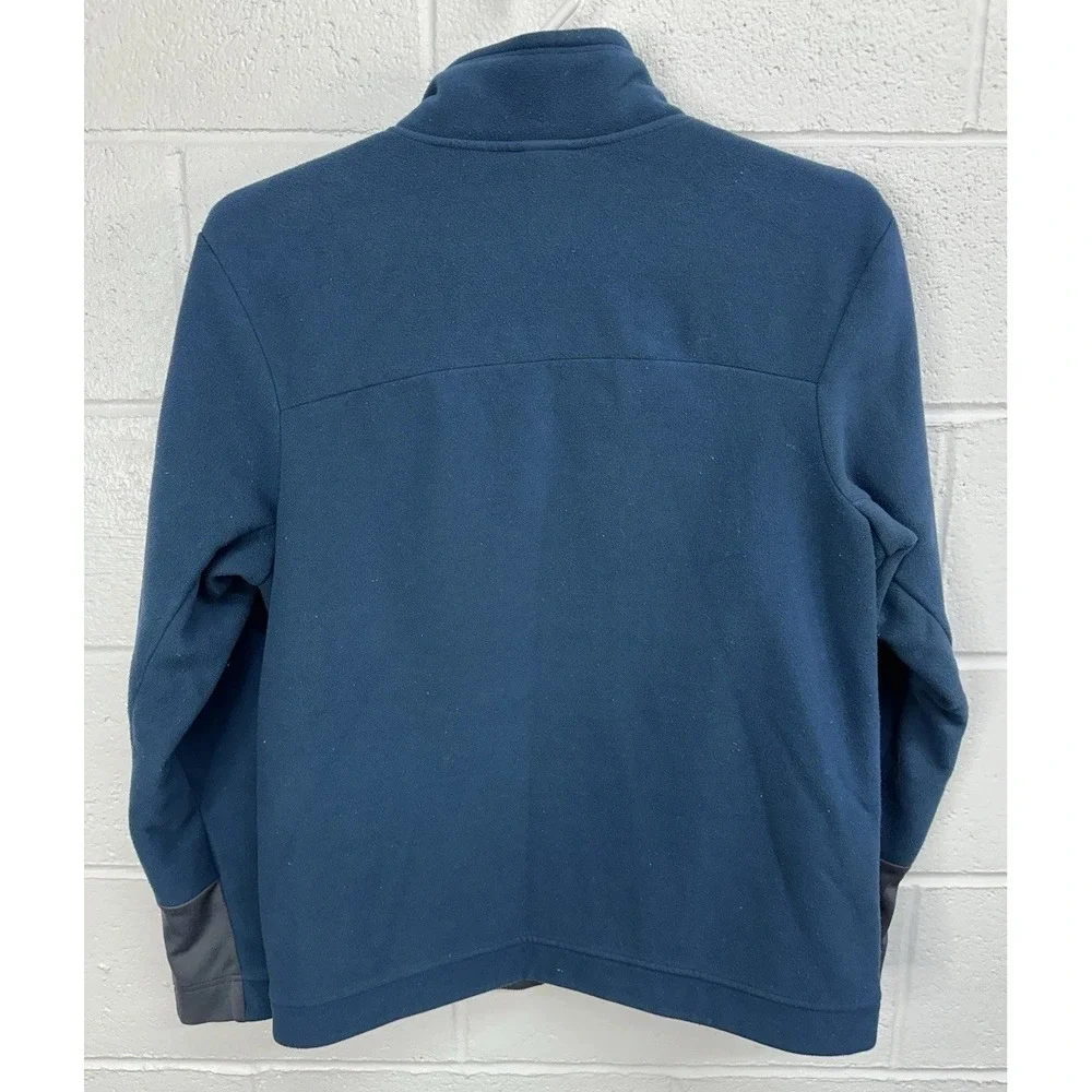 The North Face Men's Chimborazo Sherpa Fleece Lined Full Zip Jacket‎ Blue Medium